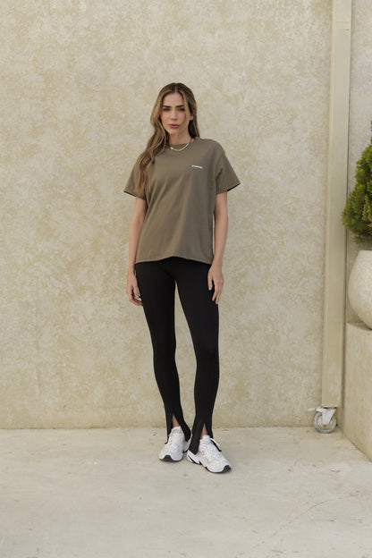 T-SHIRT OVERSIZE BROWN