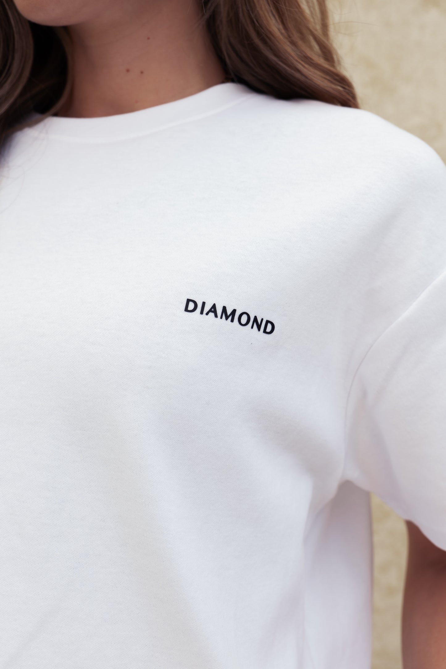 T-SHIRT OVERSIZE CROP WHITE