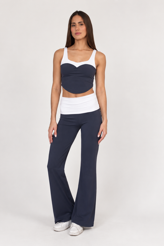 SCULPT FLARE SET / NAVY