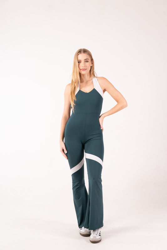 ALMA JUMPSUIT / DARK GREEN