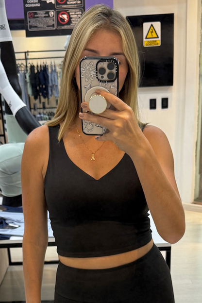 TOP CAMELIA / BLACK