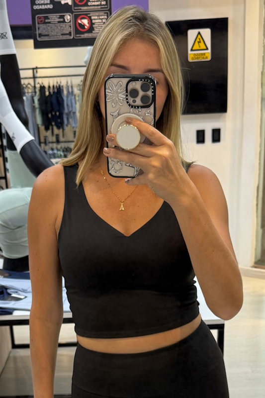 TOP CAMELIA / BLACK